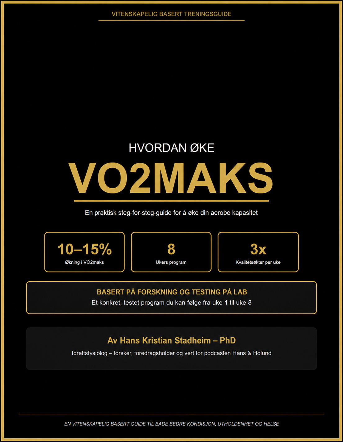 Hvordan øke VO2maks (E-Bok)